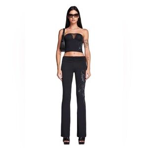IAMGIA Bea Black Tube Top and Pants Two Piece